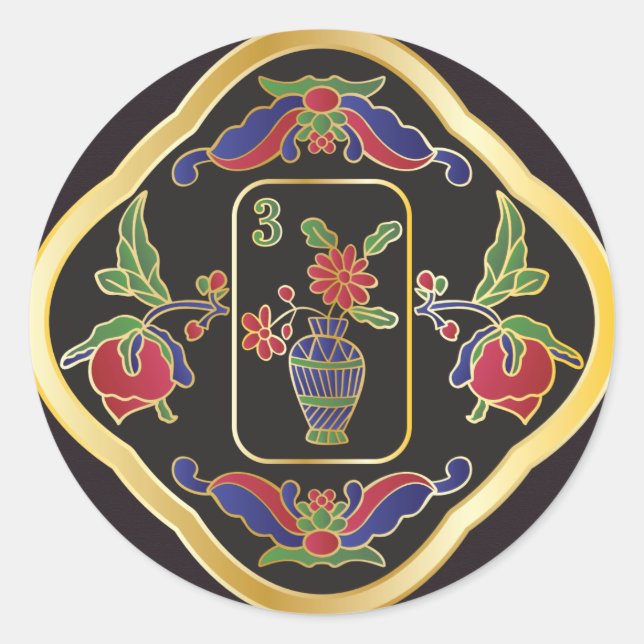 Adesivo Mah Jongg Jewelry Stickers (Frente)