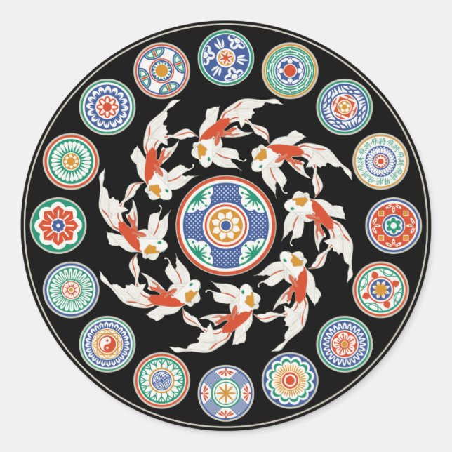 Adesivo Mah Jongg Koi Stickers (Frente)