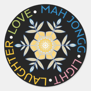 Adesivo Mah Jongg Snowflakes Stickers