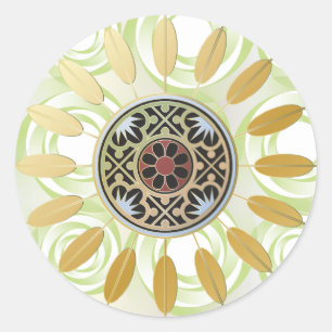 Adesivo Mah Jongg Starburst Dots Stickers