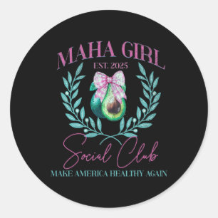 Adesivo Maha Girl Social Club Trump Kennedy Torne América 