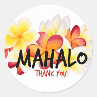 Adesivo Mahalo Plumeria