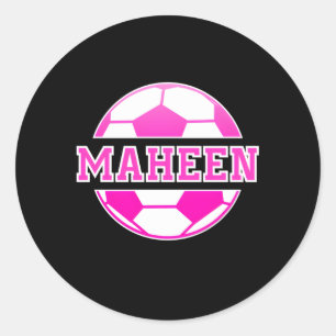 Adesivo Maheen Name Soccer Play Futebol Sports Fan Balls