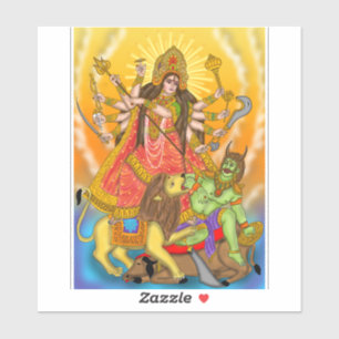 Adesivo Mahishasur Mardini Durga Stickers