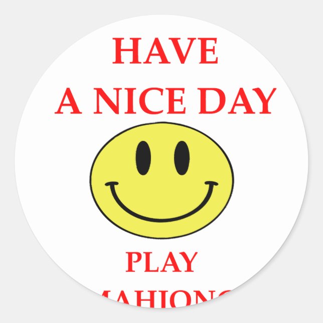 Adesivo mahjong (Frente)