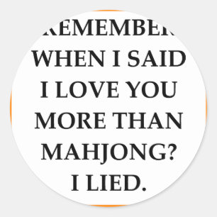 ADESIVO MAHJONG