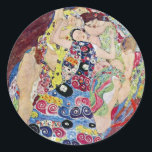 Adesivo Maiden (Virgem), Gustav Klimt, Vintage Art Nouveau<br><div class="desc">O Maiden (também conhecido como A Virgem) (1913), de Gustav Klimt, é uma pintura de retrato simbólico da Era Vitoriana Art Nouveau. Várias mulheres bocejando, esticando e dormindo em uma cama coberta de cobertores coloridos de padrão de mosaico. Sobre o artista: Gustav Klimt (1862-1918) era um pintor simbolista austríaco e...</div>