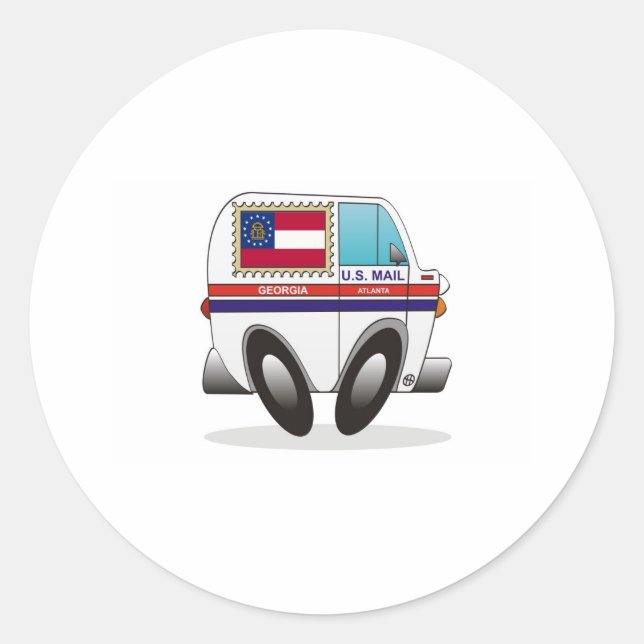 Adesivo Mail Truck GEORGIA (Frente)