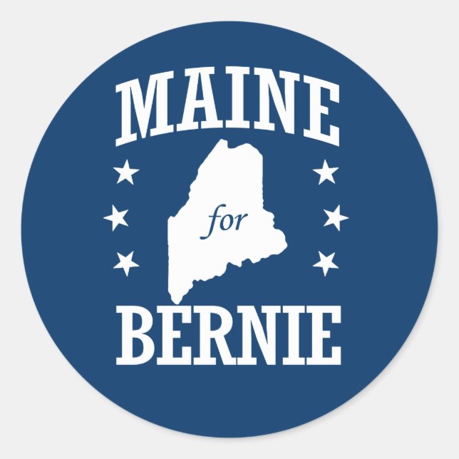 ADESIVO MAINE FOR BERNIE SANDERS (Frente)
