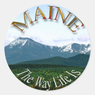 Adesivo Maine Mt. Katahdin Envelope Selos