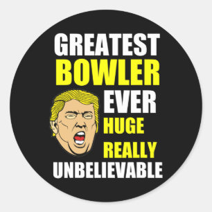Adesivo Maior Jogador de Boliche Engraçado Presente de Bol