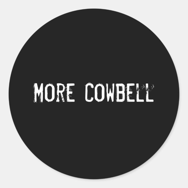 Adesivo Mais Cowbell (Frente)