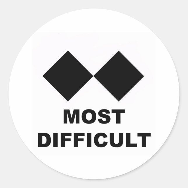 Adesivo Mais Difícil (Frente)
