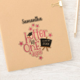 Adesivo Mais Divertido Por Um Grau De Graduação De Ano