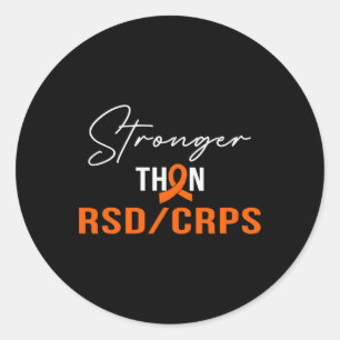 Adesivo Mais forte conhecimento RSD CRPS Warrior RSD CRPS