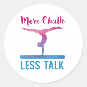 Adesivo Mais giz Menos Conversar Gymnética Bonita