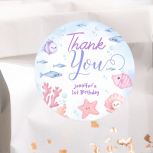 Adesivo MAIS O Mar! Primeiro aniversario de Oceano Bonito