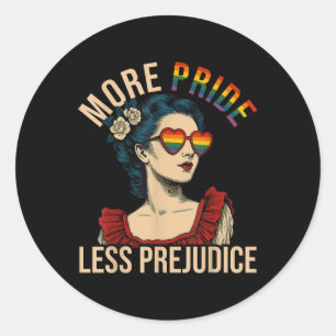 Adesivo Mais Orgulho Menos Preconceito Mês do Orgulho Gay