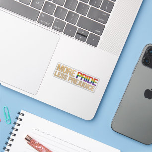 Adesivo Mais Orgulho Menos Preconceito Mês do Orgulho LGBT