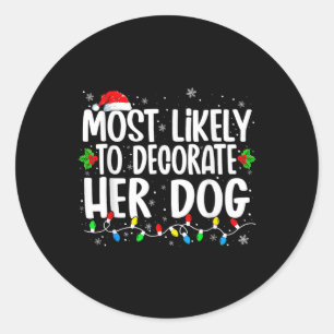 Adesivo Mais Propensa a Decorar a Família de Cachorro de N