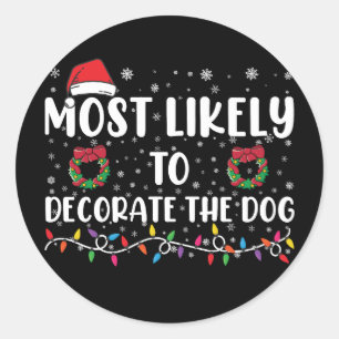 Adesivo Mais Propenso a Decorar o Cachorro Correspondente 
