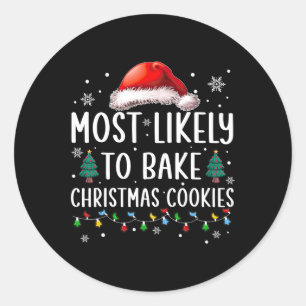 Adesivo Mais Provável A Assar De Biscoitos De Natal