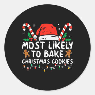 Adesivo Mais Provável A Assar De Biscoitos De Natal