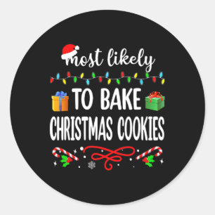 Adesivo Mais Provável Para Assar De Cookies Divertidos Fam