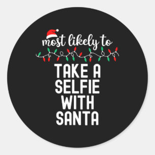 Adesivo Mais Provável Para Camisas De Natal Que Correspond
