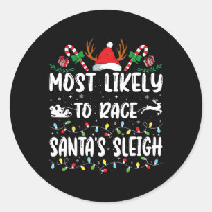 Adesivo Mais Provável Para Correr O Chr Da Família Sleigh
