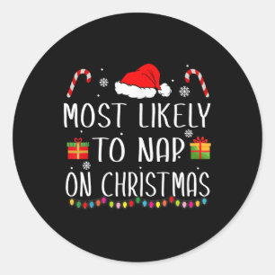 Adesivo Mais Provável Para Dormir Na Festa De Natal