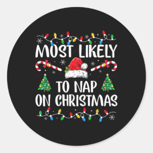 Adesivo Mais Provável Para Dormir No Natal Da Família P