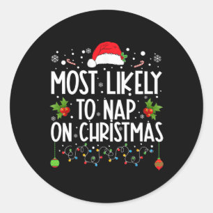 Adesivo Mais Provável Para Dormir No Natal Da Família P