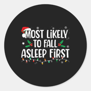 Adesivo Mais Provável Para Dormir Primeira Família De Xmas