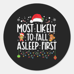 Adesivo Mais Provável Para Dormir Primeira Família De Xmas