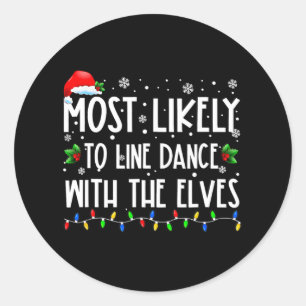Adesivo Mais Provável Para Filmar Dança Com Elves Natal Da