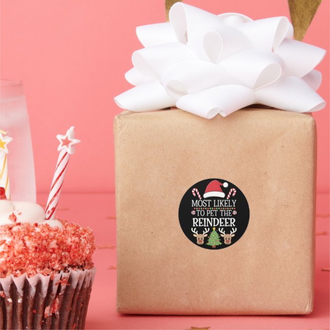 Adesivo Mais Provável Para Pet Da Piada Da Família De Esqu (Festa)