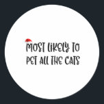 Adesivo Mais Provável Para Pet Todos Os Gatos 3<br><div class="desc">Mais Provável Para Pet Todos Os Gatos 3</div>