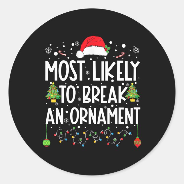 Adesivo Mais Provável Para Quebrar Um Cristo Familiar De D (Frente)