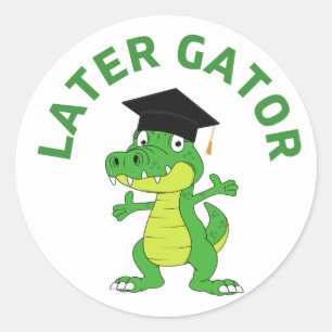 Adesivo Mais Tarde Gator Graduation Funny Sticker