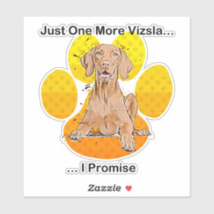Adesivo Mais um Vizsla, Juro Recorte