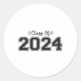 Adesivo mais velho 2024, Classe de Graduação 2024