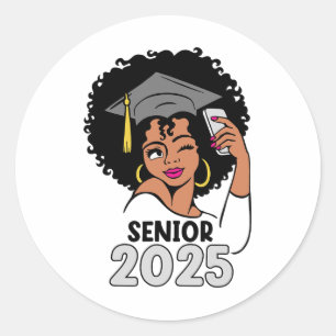 Adesivo Mais velho Cl De 2025 Graduação 25 Mulheres Negras