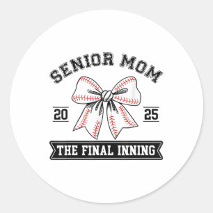 Adesivo Mais velho De Baseball Mãe 2025 A Coquete Final De