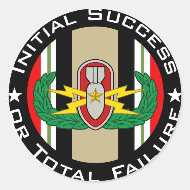 Adesivo Mais velho EOD a cores OIF ISoTF (Frente)