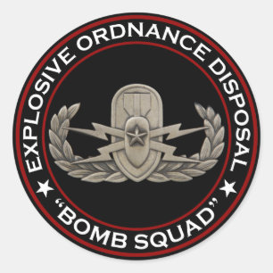 Adesivo Mais velho EOD "Bomb Squad"