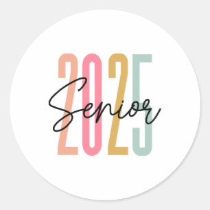 Adesivo Mais velho Retroativo 2025 Cl Da Graduação Do Segu