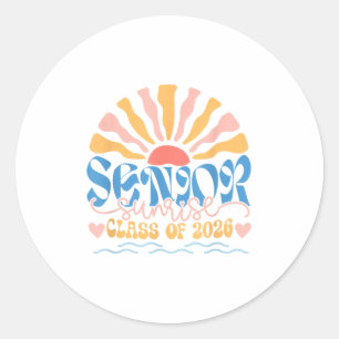 Adesivo Mais velho Sunrise 2026 Boho Segundo grau Colorido