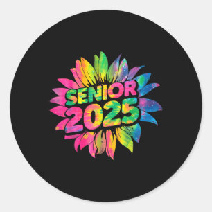 Adesivo mais velho Tie Dye Cl De 25 Mais velho 2025 Gradua