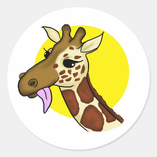 Adesivo Majexpressa em Giraffe Sticker (Frente)